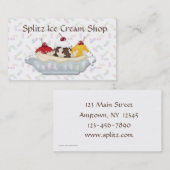 Ice Cream Shop Visitekaartje (Voorkant / Achterkant)