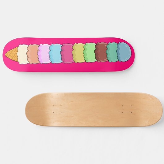 Ice Cream Skateboard Deck (Horizontaal)