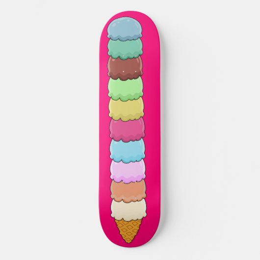 Ice Cream Skateboard Deck (Voorkant)