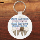 Ice Cream Sleutelhanger (Voorkant)