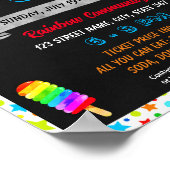Ice Cream Sociaal evenement sjabloon Poster (Hoek)
