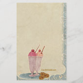 Ice Cream Social Announcement Flyer (Achterkant)