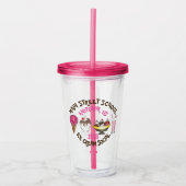 Ice Cream Social Banana Split Cone Sundae Shake Acryl Drinkbeker (Voorkant)