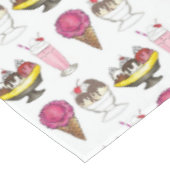 Ice Cream Social Favor Banana Split Sundae Cone Tafelkleed (Gekanteld)