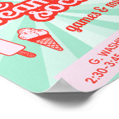 Ice Cream Social Party Flyer Poster (Hoek)