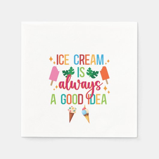 Ice Cream Social Servet (Voorkant)