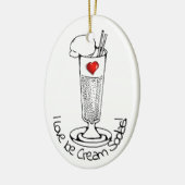 Ice Cream Soda Day Keramisch Ornament (Links)