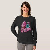 Ice Cream Soft Ice Cream T-shirt (Voorkant volledig)