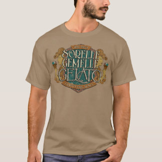 Ice Cream Sorelle Gemelle Gelato 1954 T-shirt