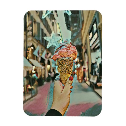 Ice cream sprinkles magneet (Verticaal)