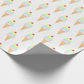 Ice Cream Sprinkles - Matte Wrapping Paper Cadeaupapier (Hoek)