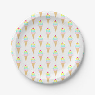 Ice Cream Sprinkles - Papieren Borden Bordje