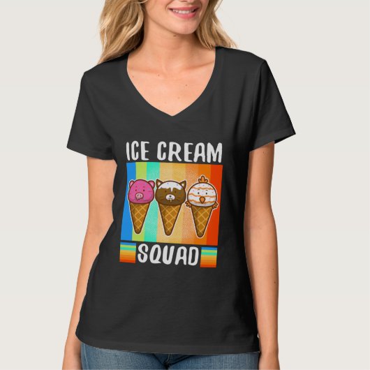 Ice cream squad  2 t-shirt (Voorkant)
