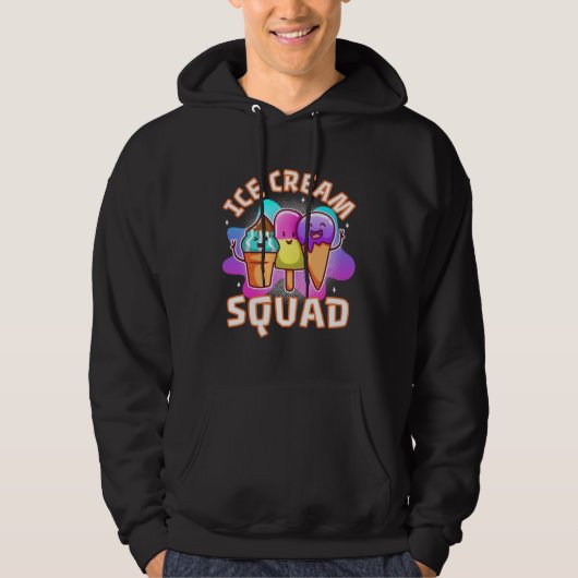 Ice cream squad  4 hoodie (Voorkant)