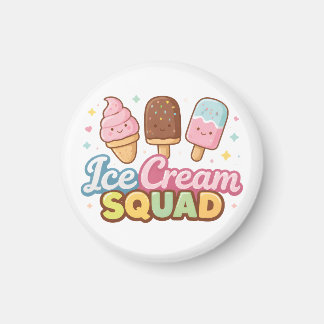Ice Cream Squad Cute Cartoon Popsicle Magneet