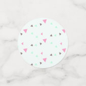 Ice Cream stand - roze verjaardag Confetti (Kleine voorkant)