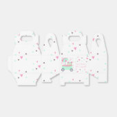 Ice Cream standaard Confetti Roze verjaardag Bedankdoosjes (Uitgevouwen)