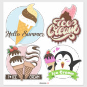 Ice Cream Sticker (Vel)