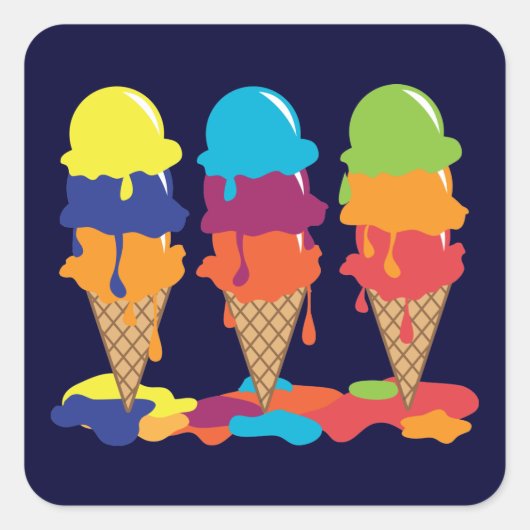 Ice Cream Sticker (Voorkant)