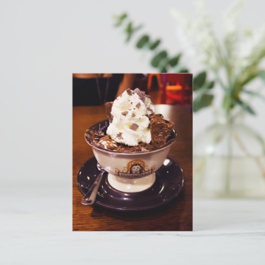 Ice Cream Sundae Briefkaart (Staand voorkant)