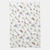 Ice Cream Sundae Collage Theedoek (Verticaal)