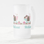 Ice Cream Sundae en Andere DeliciousTres Matglas Bierpul (Voorkant rechts)