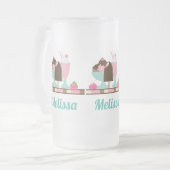 Ice Cream Sundae en Andere DeliciousTres Matglas Bierpul (Voorkant links)