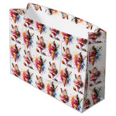 Ice Cream Sundae Gepersonaliseerde Verjaardag Groot Cadeauzakje (Achterkant Gekanteld)