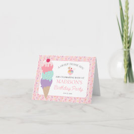 Ice Cream Sundae Heres the Scoop Dank je wel kaart
