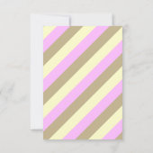 Ice Cream Sundae met Sprinkles Roze Baby Sprinkle Kaart (Achterkant)