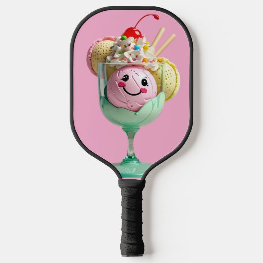 Ice Cream Sundae Pickleball Paddle (Voorkant)