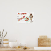 Ice Cream Sundae Poster (Keuken)