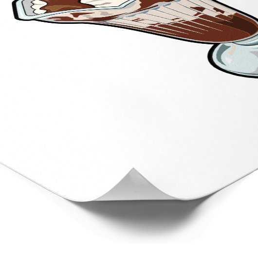 Ice Cream Sundae Poster (Hoek)