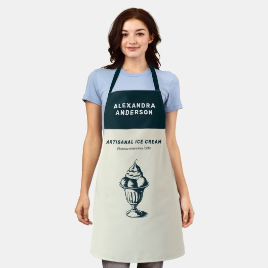 Ice Cream Sundae Schort (Gedragen)