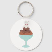 Ice Cream Sundae Sleutelhanger (Voorkant)
