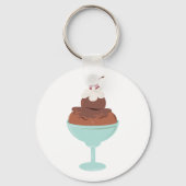 Ice Cream Sundae Sleutelhanger (Achterkant)