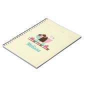 Ice Cream Sundae Summery-behandelingen Notitieboek (Linkerzijde)