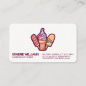 Ice Cream Sweet Popsicle Treats | Desserts  Visitekaartje (Achterkant)