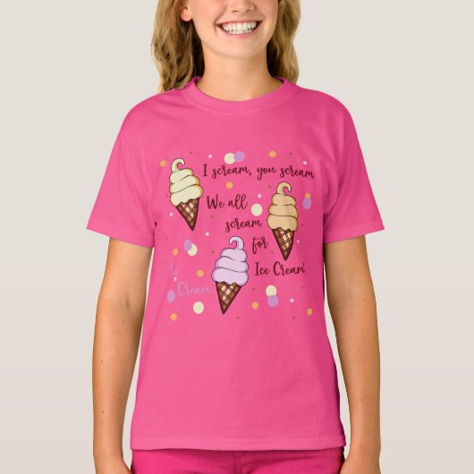 Ice Cream T-Shirt (Voorkant)