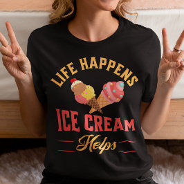 Ice Cream T-shirt voor ijsliefhebbers