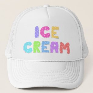 Ice Cream-tekst - Licht Trucker Pet