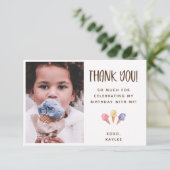 Ice Cream Theme Bedankt voor je foto (Staand voorkant)