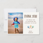 Ice Cream Theme Bedankt voor je foto (Voorkant)