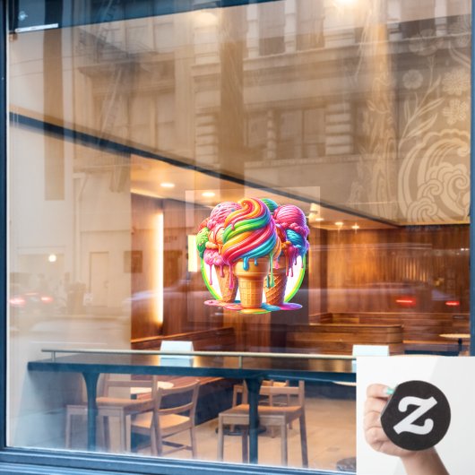 Ice Cream Theme - Zo lekker! Raamsticker (Cafe Raam)