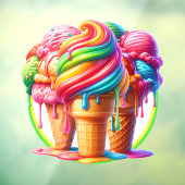 Ice Cream Theme - Zo lekker! Raamsticker (Vel 3)