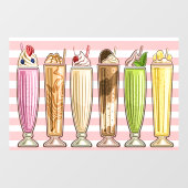 Ice Cream Theme - Zo lekker! Raamsticker (Vel)