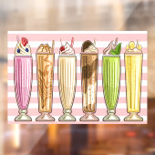 Ice Cream Theme - Zo lekker! Raamsticker (Vel 2)