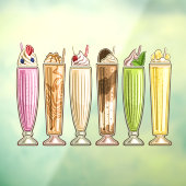 Ice Cream Theme - Zo lekker! Raamsticker (Vel 3)