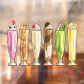 Ice Cream Theme - Zo lekker! Raamsticker (Vel 2)