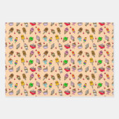 Ice Cream Thmed Birthday Inpakpapier Vel (Voorkant 3)